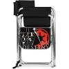 imagePICNIC TIME Star Wars R2D2 Sports Chair with Side Table Beach Chair Camp Chair for Adults Navy BlueStar Wars Darth Vader  Black