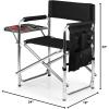 imagePICNIC TIME Star Wars R2D2 Sports Chair with Side Table Beach Chair Camp Chair for Adults Navy BlueStar Wars Darth Vader  Black