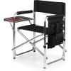 imagePICNIC TIME Star Wars R2D2 Sports Chair with Side Table Beach Chair Camp Chair for Adults Navy BlueStar Wars Darth Vader  Black