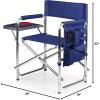 imagePICNIC TIME Star Wars R2D2 Sports Chair with Side Table Beach Chair Camp Chair for Adults Navy BlueStar Wars Jedi Knight  Navy Blue