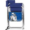 imagePICNIC TIME Star Wars R2D2 Sports Chair with Side Table Beach Chair Camp Chair for Adults Navy BlueStar Wars R2d2  Navy Blue