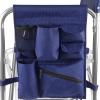 imagePICNIC TIME Star Wars R2D2 Sports Chair with Side Table Beach Chair Camp Chair for Adults Navy BlueStar Wars R2d2  Navy Blue