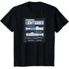 imageStar Wars  Luke Skywalker Lightsaber Schematic TShirtBlack