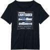 imageStar Wars  Luke Skywalker Lightsaber Schematic TShirtBlack