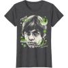 imageStar Wars  Luke Skywalker Portrait TShirtDark Heather Grey