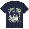 imageStar Wars  Luke Skywalker Portrait TShirtNavy Blue