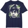 imageStar Wars  Luke Skywalker Portrait TShirtNavy Blue