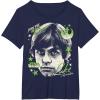 imageStar Wars  Luke Skywalker Portrait TShirtNavy Blue