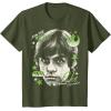 imageStar Wars  Luke Skywalker Portrait TShirtOlive Green