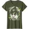 imageStar Wars  Luke Skywalker Portrait TShirtOlive Green
