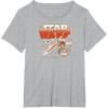 imageStar Wars  Luke Skywalker R2 Xwing TShirtHeather Grey