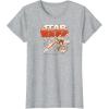 imageStar Wars  Luke Skywalker R2 Xwing TShirtHeather Grey