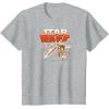 imageStar Wars  Luke Skywalker R2 Xwing TShirtHeather Grey