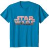 imageStar Wars Logo Luke Skywalker Tatooine TShirt TShirtSapphire Blue