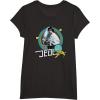 imageStar Wars Luke Skywalker Jedi 90s Throwback TShirt TShirtBlack