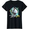 imageStar Wars Luke Skywalker Jedi 90s Throwback TShirt TShirtBlack
