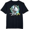 imageStar Wars Luke Skywalker Jedi 90s Throwback TShirt TShirtBlack