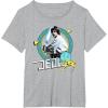 imageStar Wars Luke Skywalker Jedi 90s Throwback TShirt TShirtHeather Grey