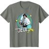 imageStar Wars Luke Skywalker Jedi 90s Throwback TShirt TShirtOlive Heather