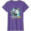 imageStar Wars Luke Skywalker Jedi 90s Throwback TShirt TShirtPurple Heather