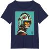 imageStar Wars Luke Skywalker Pilot of the Year TShirtNavy Blue