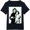 imageStar Wars Luke Skywalker Princess Leia Twins Graphic TShirt TShirtBlack