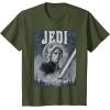 imageStar Wars Luke Skywalker Return of the Jedi Retro TShirt TShirtOlive Green