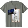 imageStar Wars Luke Skywalker Smiling Card Graphic TShirt TShirtOlive Heather