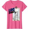 imageStar Wars Luke Skywalker Smiling Card Graphic TShirt TShirtPink Heather