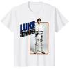 imageStar Wars Luke Skywalker Smiling Card Graphic TShirt TShirtWhite