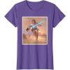 imageStar Wars Luke Skywalker True Jedi TShirt TShirtPurple Heather