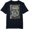 imageStar Wars Luke Skywalker Vintage Comic Cover TShirtBlack