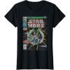 imageStar Wars Luke Skywalker Vintage Comic Cover TShirtBlack