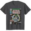 imageStar Wars Luke Skywalker Vintage Comic Cover TShirtDark Heather Grey