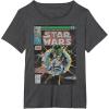 imageStar Wars Luke Skywalker Vintage Comic Cover TShirtDark Heather Grey