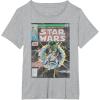 imageStar Wars Luke Skywalker Vintage Comic Cover TShirtHeather Grey
