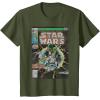 imageStar Wars Luke Skywalker Vintage Comic Cover TShirtOlive Green