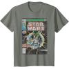 imageStar Wars Luke Skywalker Vintage Comic Cover TShirtOlive Heather