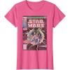 imageStar Wars Luke Skywalker Vintage Comic Cover TShirtPink Heather