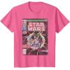 imageStar Wars Luke Skywalker Vintage Comic Cover TShirtPink Heather