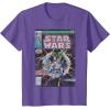 imageStar Wars Luke Skywalker Vintage Comic Cover TShirtPurple Heather