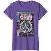 imageStar Wars Luke Skywalker Vintage Comic Cover TShirtPurple Heather