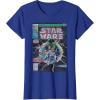 imageStar Wars Luke Skywalker Vintage Comic Cover TShirtRoyal Blue