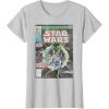 imageStar Wars Luke Skywalker Vintage Comic Cover TShirtSilver Grey