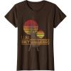 imageStar Wars Retro Luke Skywalker Silhouette Suns TShirt TShirtBrown