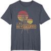 imageStar Wars Retro Luke Skywalker Silhouette Suns TShirt TShirtHeather Blue