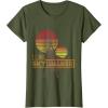 imageStar Wars Retro Luke Skywalker Silhouette Suns TShirt TShirtOlive Green