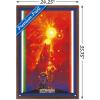 imageStar Wars Return of the Jedi  Droid Celebration Wall Poster 34Lquot x 224Wquot Premium Unframed VersionMahogany Framed Version