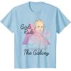 imageStar Wars Rey Girls Rule The Galaxy TShirtBaby Blue