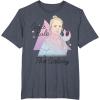 imageStar Wars Rey Girls Rule The Galaxy TShirtHeather Blue